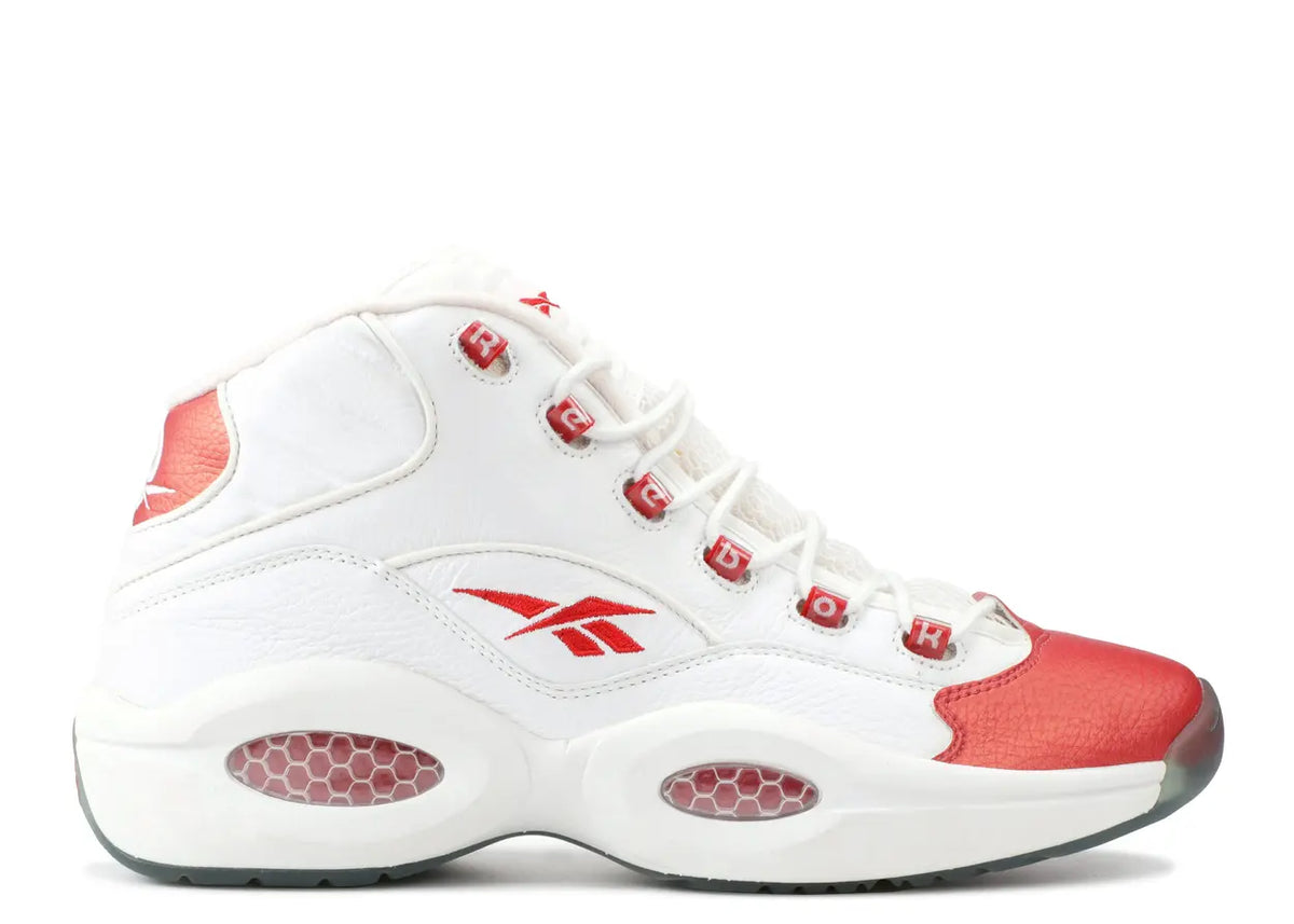 Reebok Question Mid "10th Anniversary White Pearlized Red" 2012