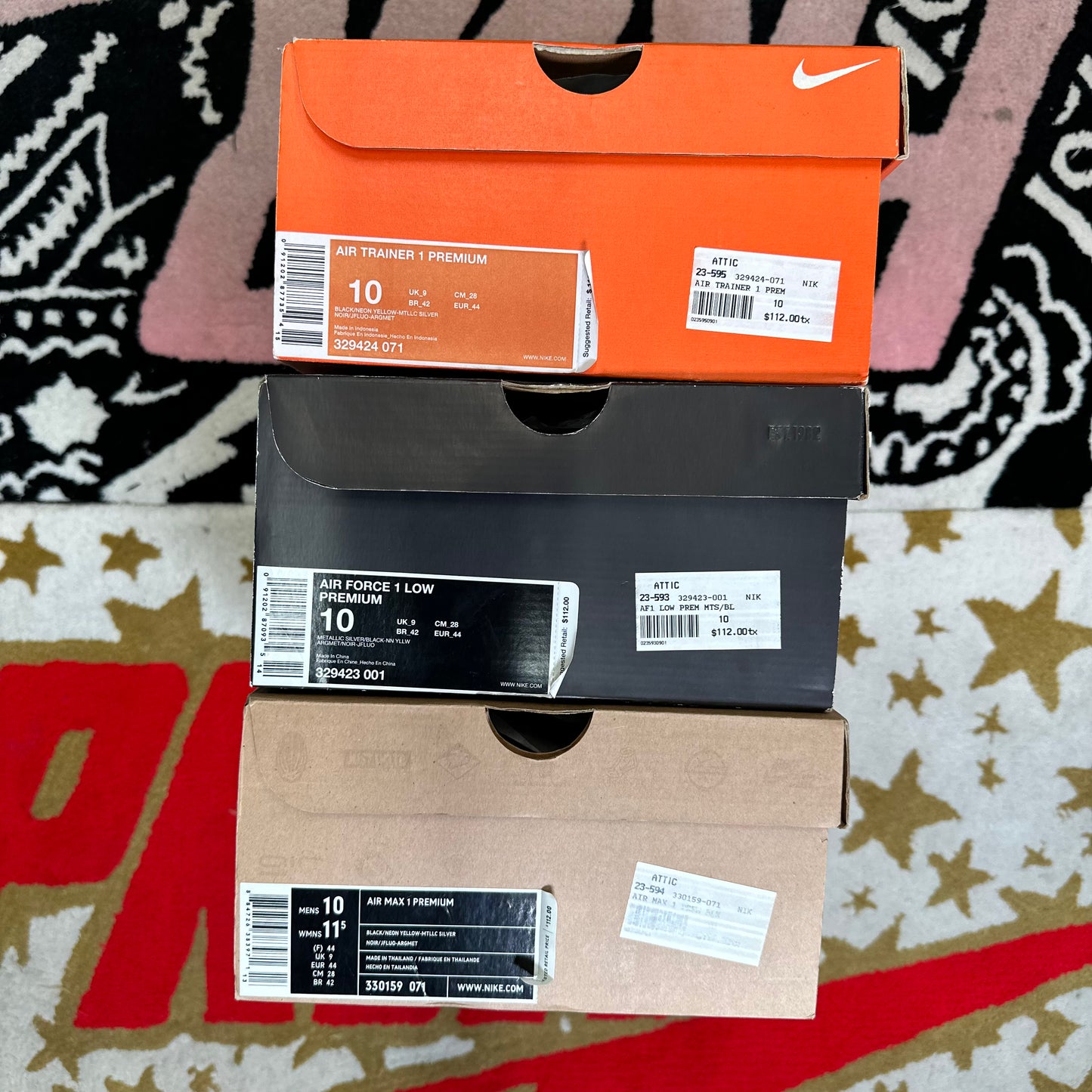 Nike Air Max 1 & Air Force 1 & Air Trainer 1 "112 Pack" 2008