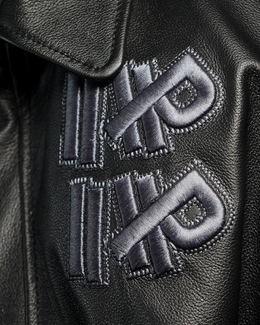 "Ten Years" Leather Varsity