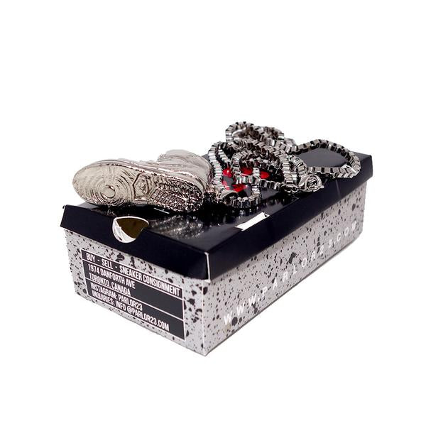 Parlor 23 "Jordan 1" Pendant & Book Link Chain