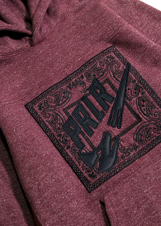 Parlor 23 "PRLR Swoosh Bandana" Heavyweight Hoodie