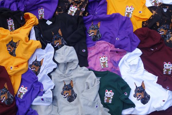 Parlor 23 X Champion Embroidered "Krueger" Hoodie