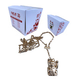 Parlor 23 "Get That Money" Pendant & Rosary Book Link Chain