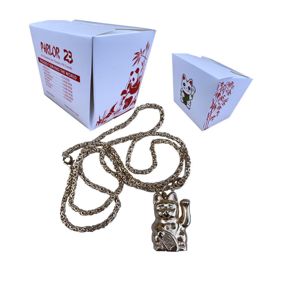 Parlor 23 "Get That Money" Pendant & Rope Link Chain