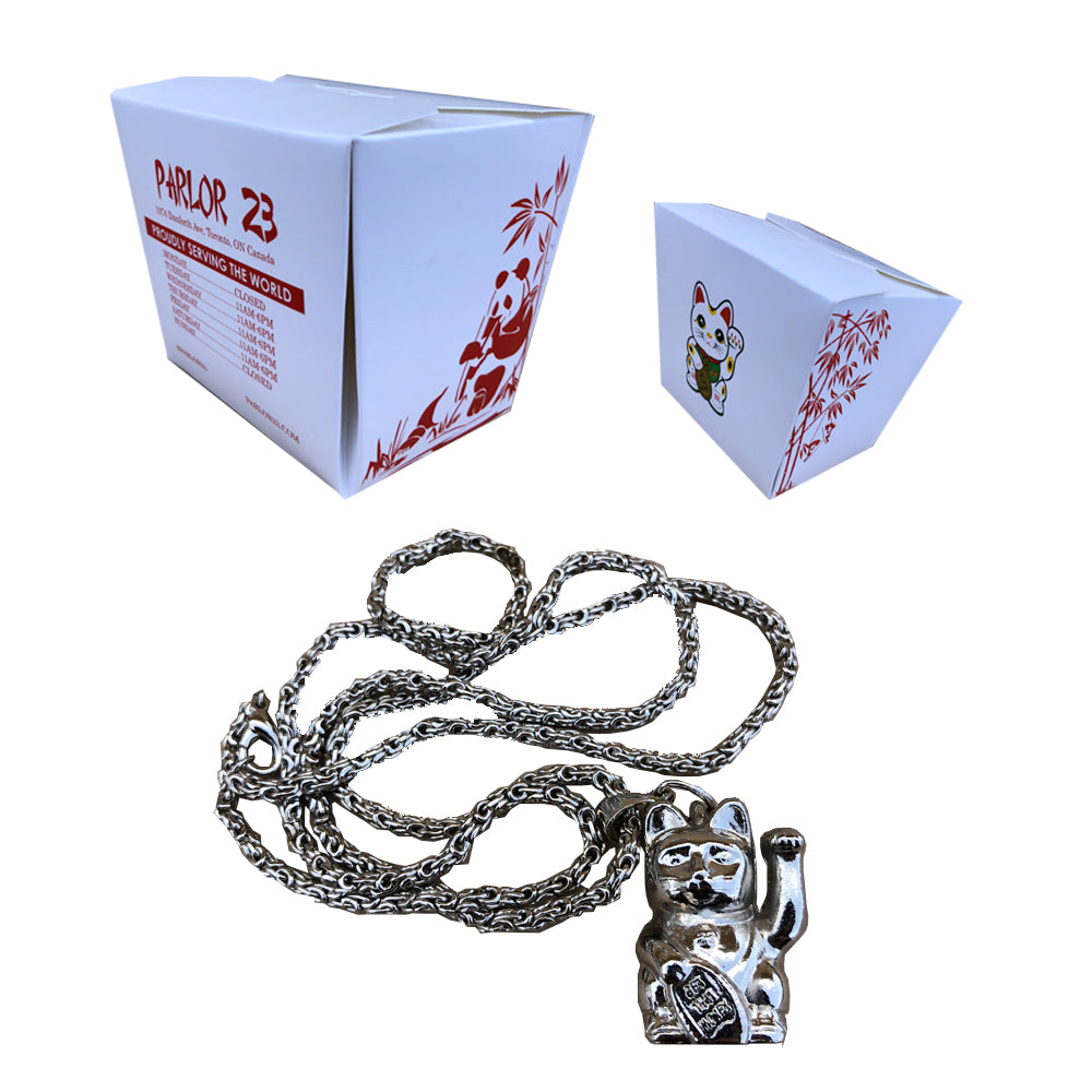 Parlor 23 "Get That Money" Pendant & Rope Link Chain