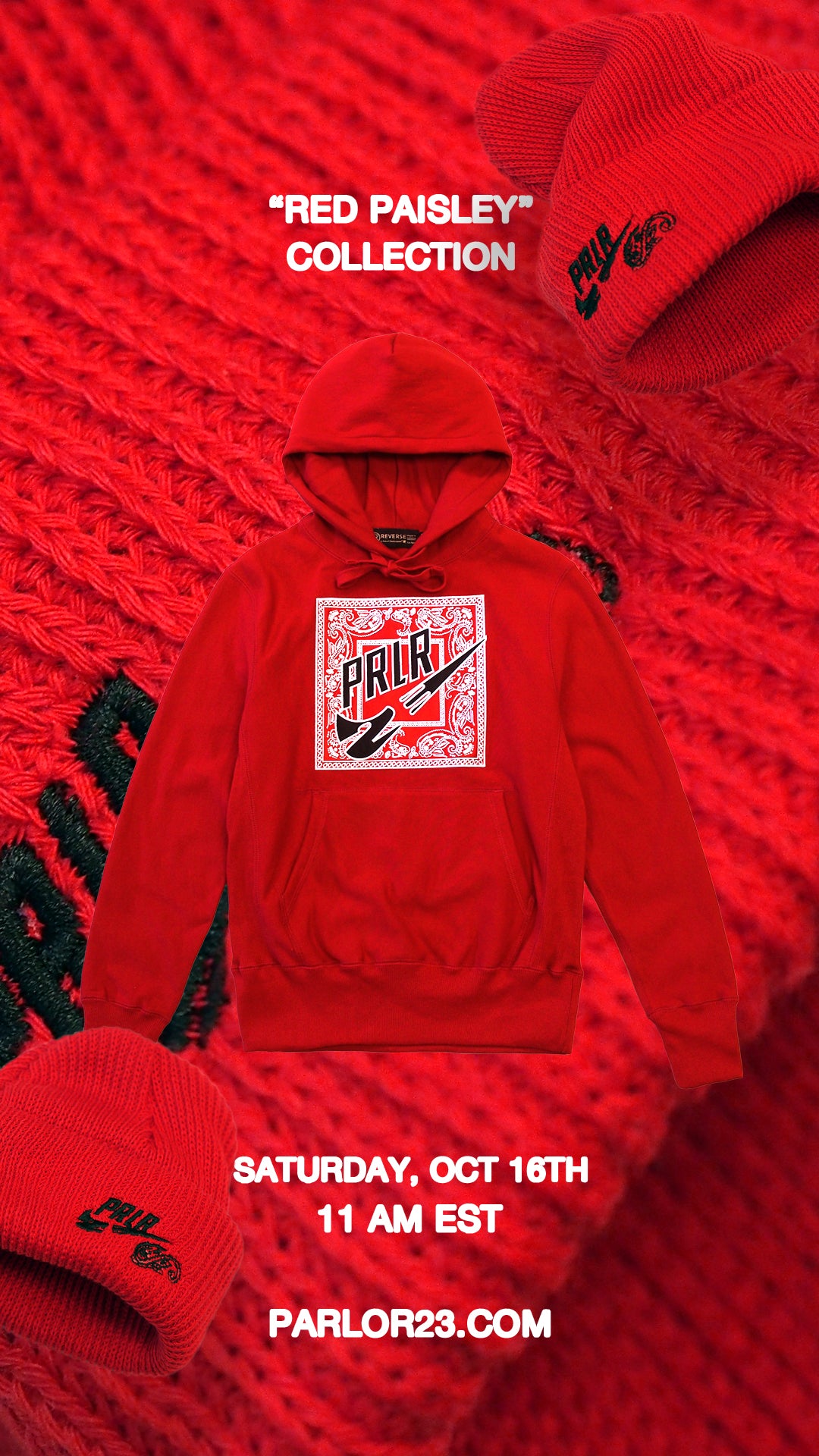 Parlor 23 "PRLR Swoosh Bandana" X Redwood Classics Hoodie