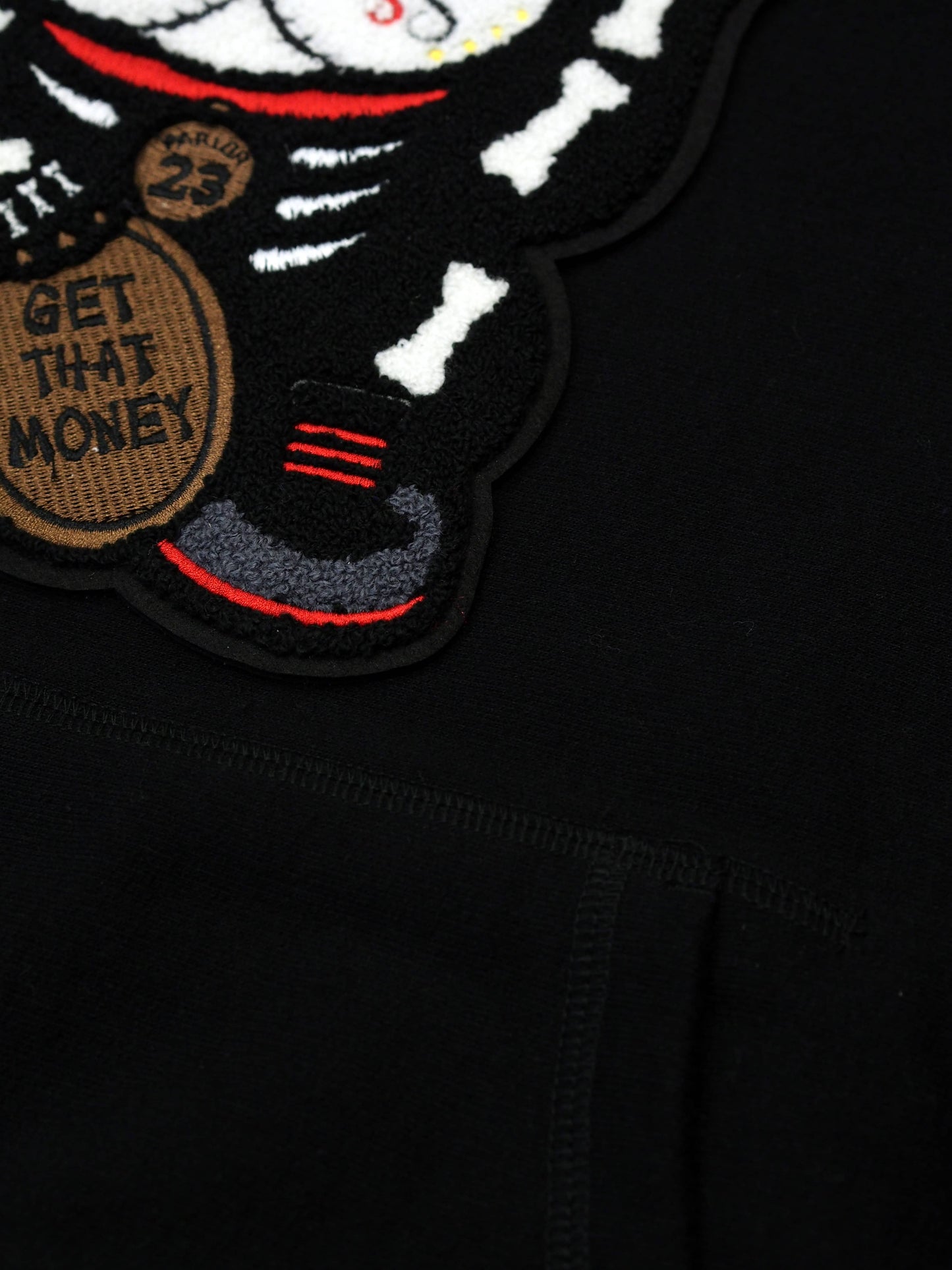 Parlor 23 "Chenille Skeleton Cat" X Redwood Classics Hoodie