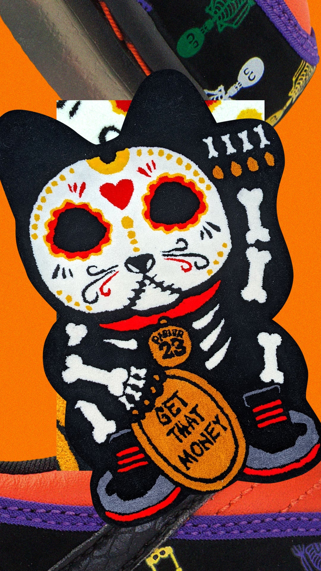 RAFFLE: Parlor 23 "Skeleton Cat" Rug