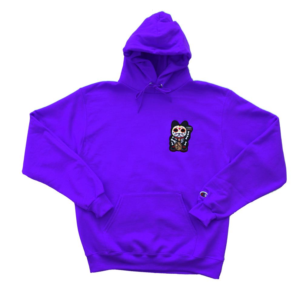 Parlor 23 X Champion Embroidered "Skeleton Get that Money" Hoodie