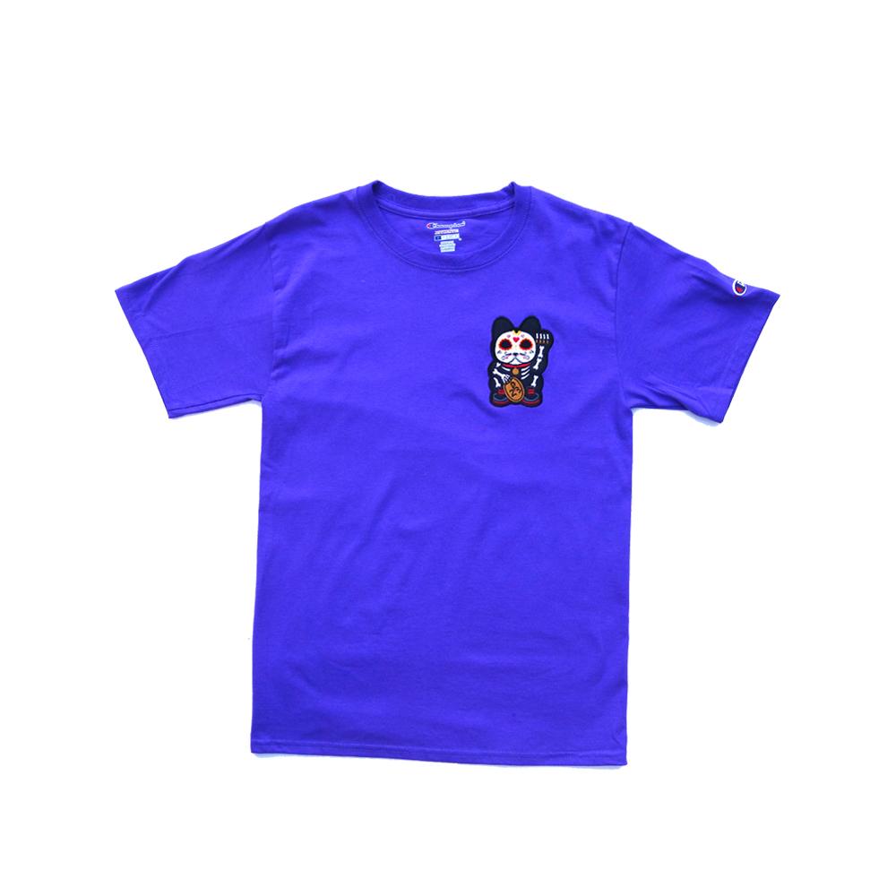 Parlor 23 X Champion Embroidered "Skeleton Get that Money" S/S