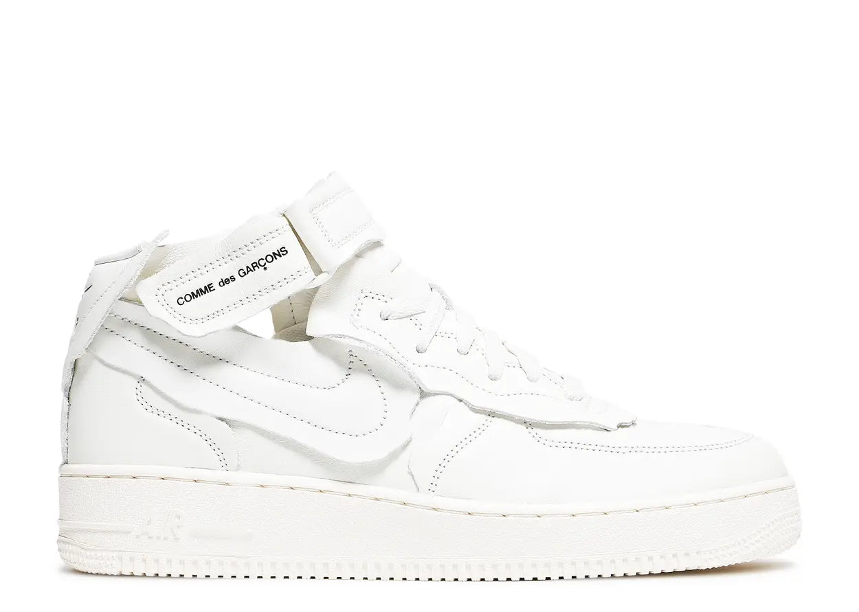 Nike Air Force 1 Mid "Comme Des Garcons White" 2021
