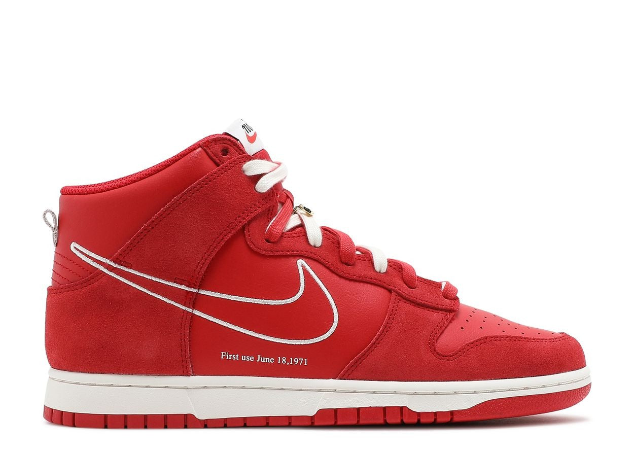 Nike Dunk High "First Use Red" 2021