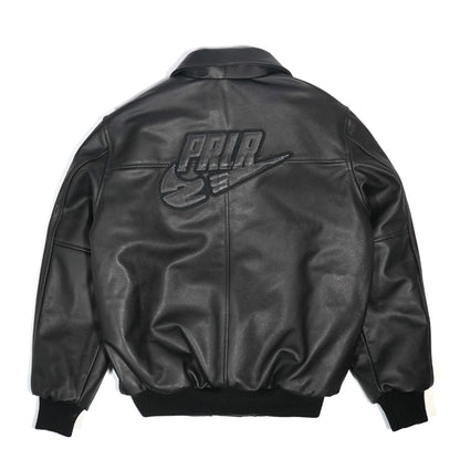 "Ten Years" Leather Varsity