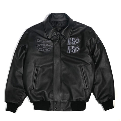 "Ten Years" Leather Varsity