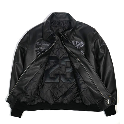 "Ten Years" Leather Varsity