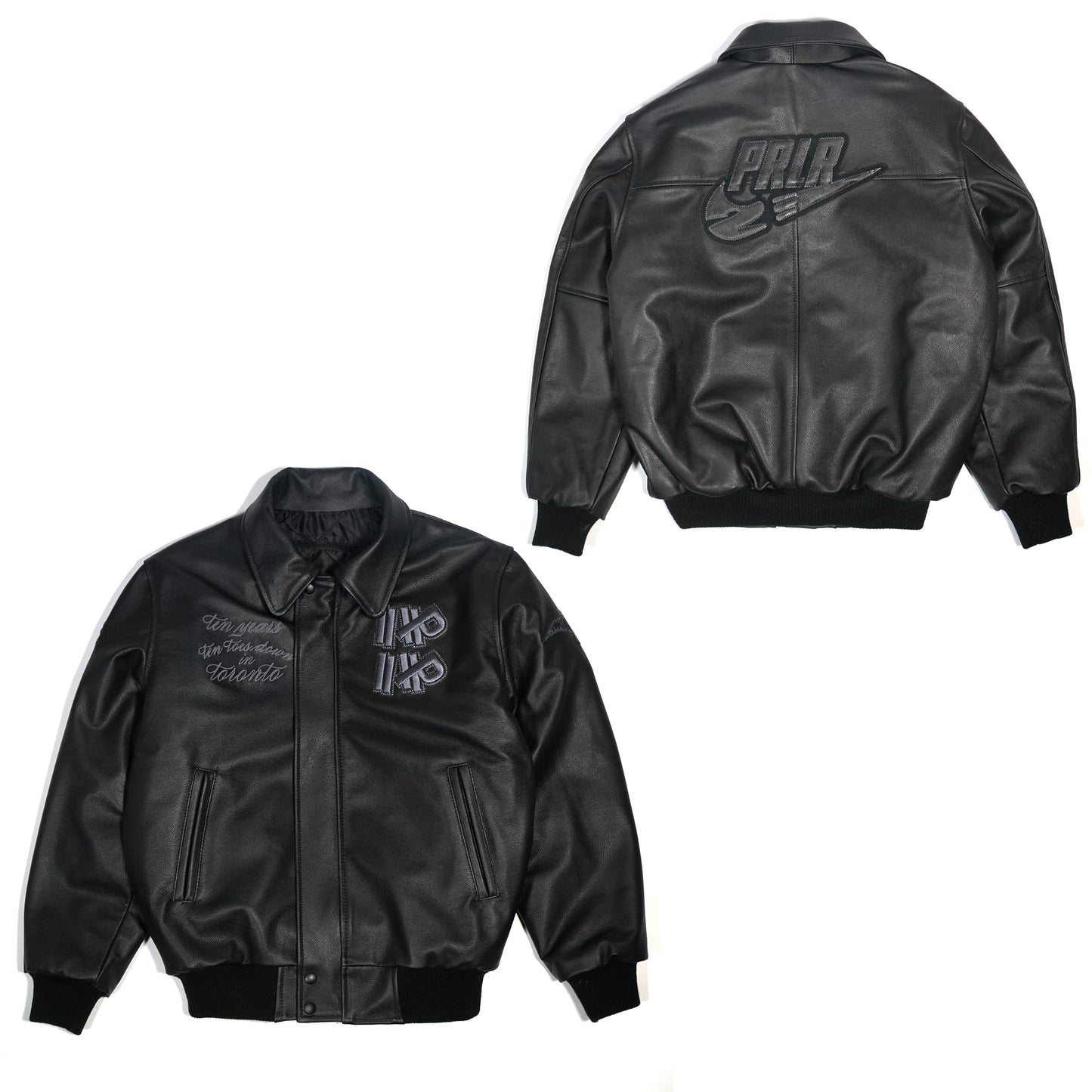 "Ten Years" Leather Varsity