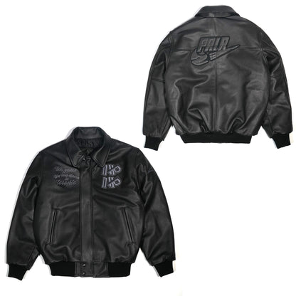 "Ten Years" Leather Varsity