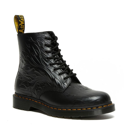 Dr. Martens 1460 "Flames Emboss Leather Lace Up Boots" 2020 *SAMPLE
