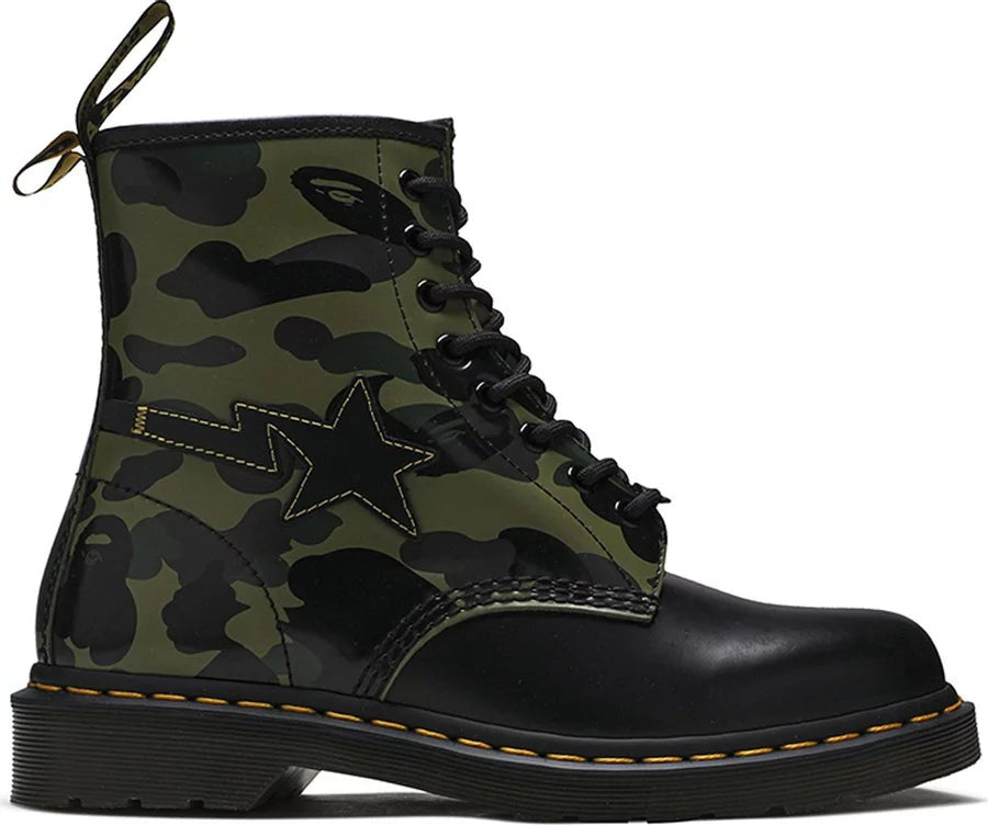 Dr. Martens 1460 Bape Leather Zip Lace Up Boots 2020 SAMPLE parlor23