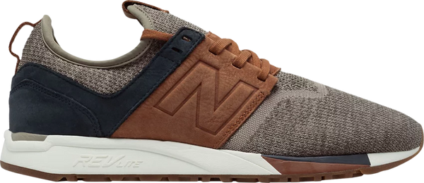 New balance 247 top leather brown