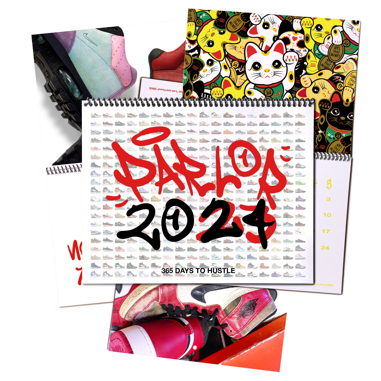 "365 Days To Hustle" 2024 Calendar