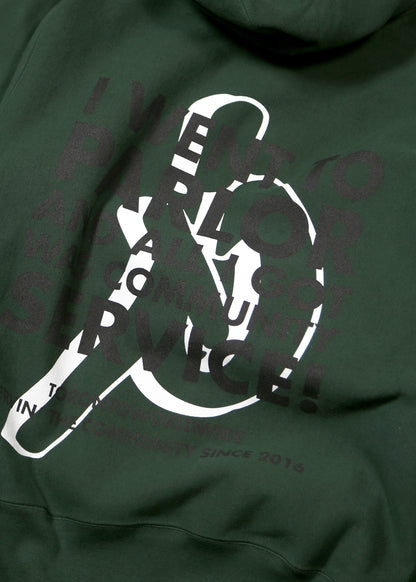 "Community Service" Made in Canada Hoodie