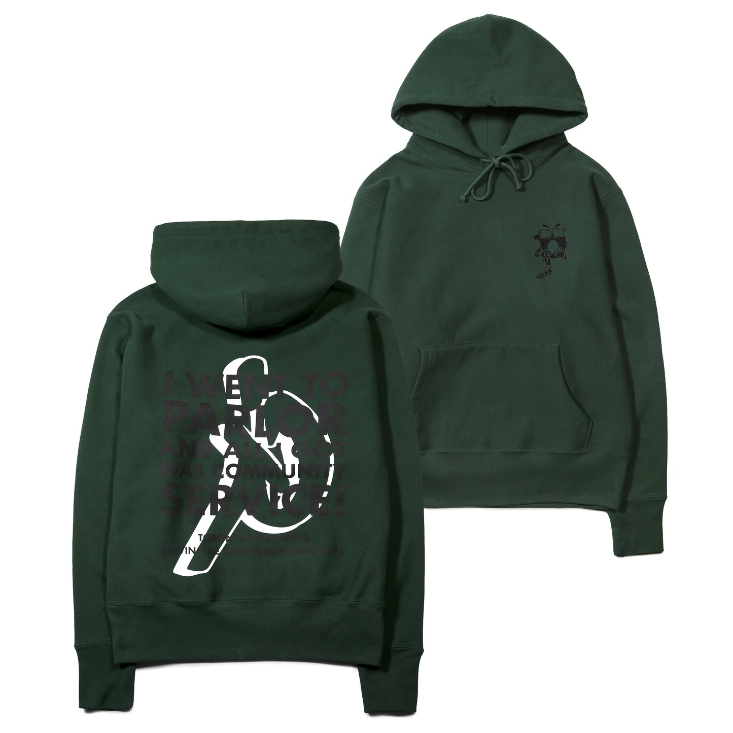 "Community Service" Made in Canada Hoodie