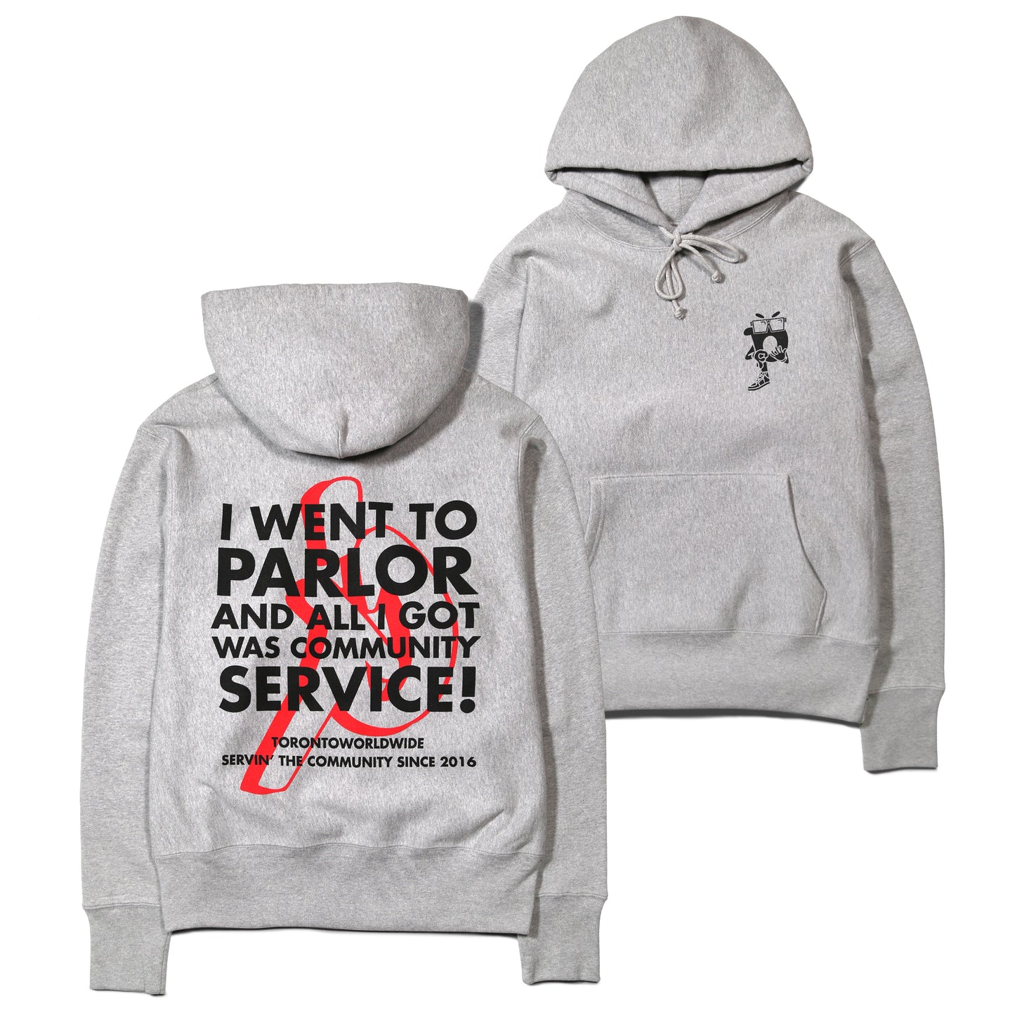 "Community Service" Made in Canada Hoodie