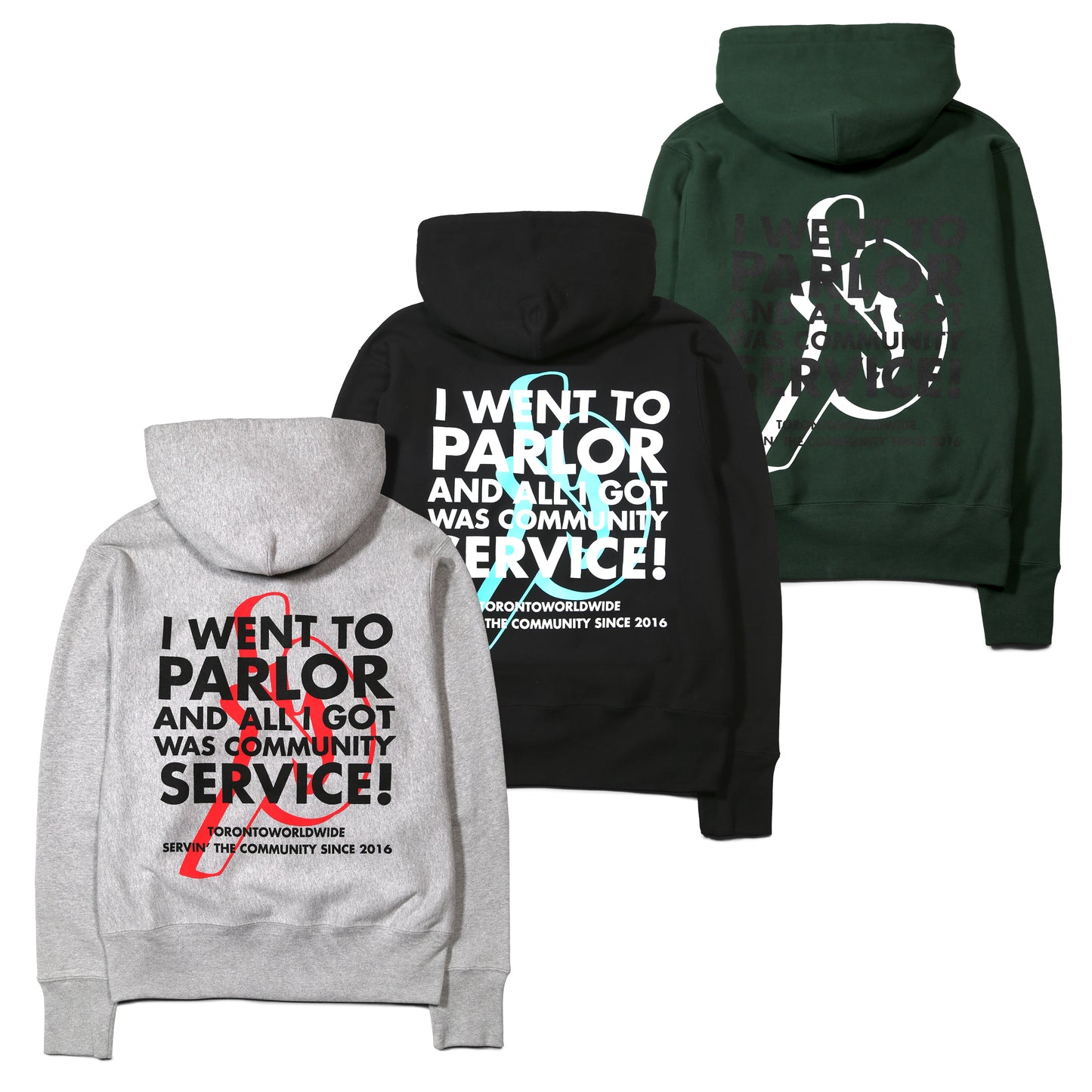 "Community Service" Made in Canada Hoodie