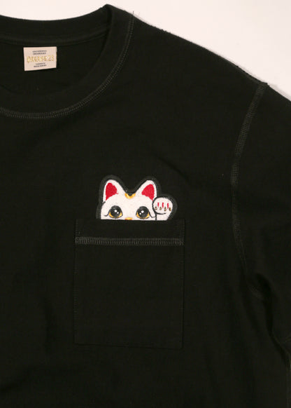 "Get Money Woodgrain" Pocket T-Shirt