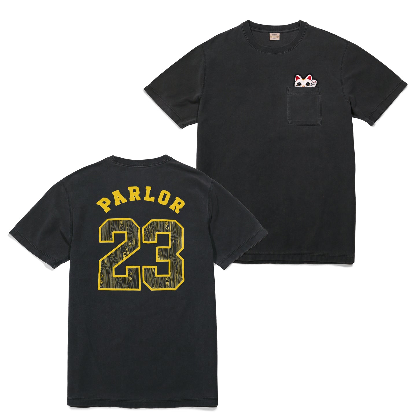 "Get Money Woodgrain" Pocket T-Shirt