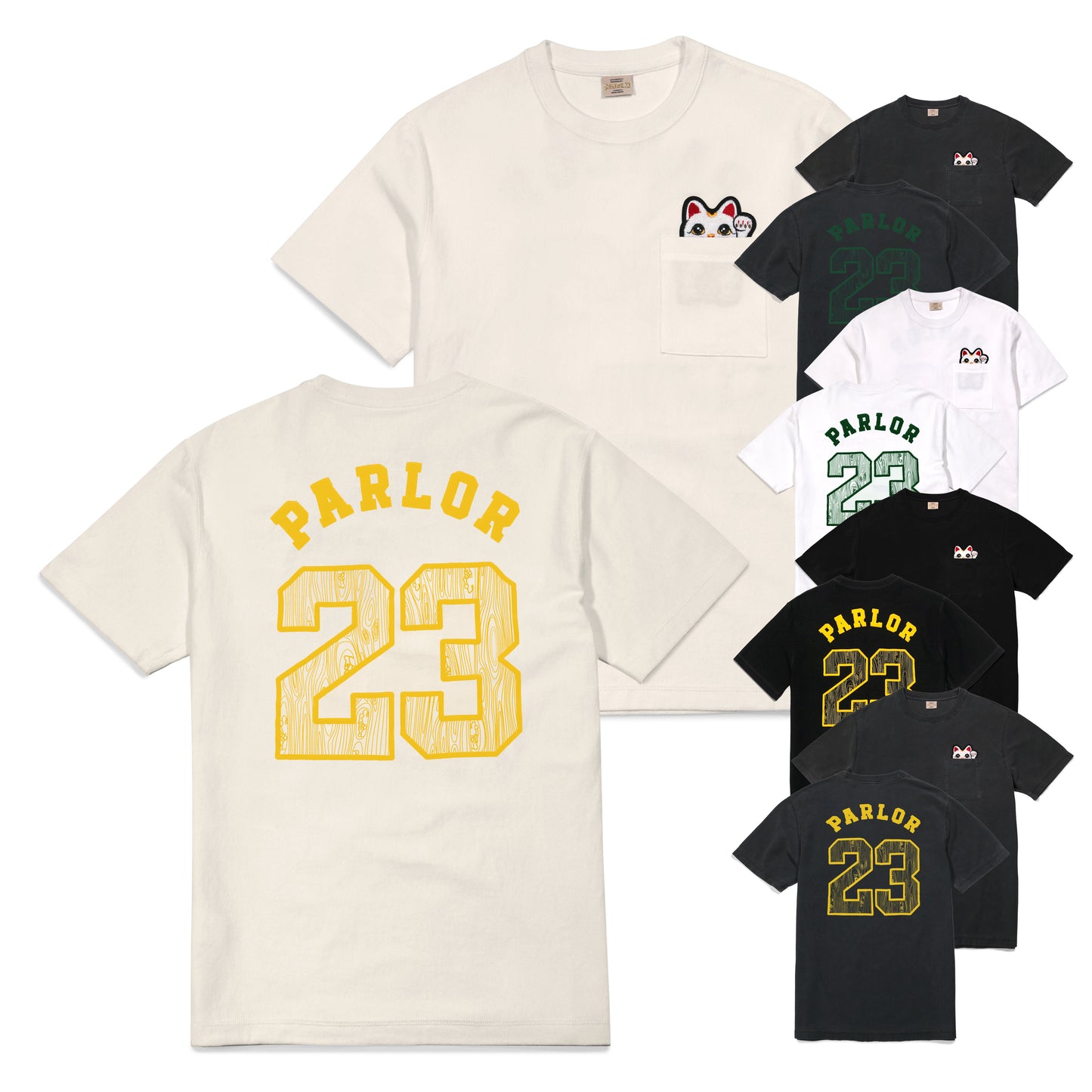 "Get Money Woodgrain" Pocket T-Shirt