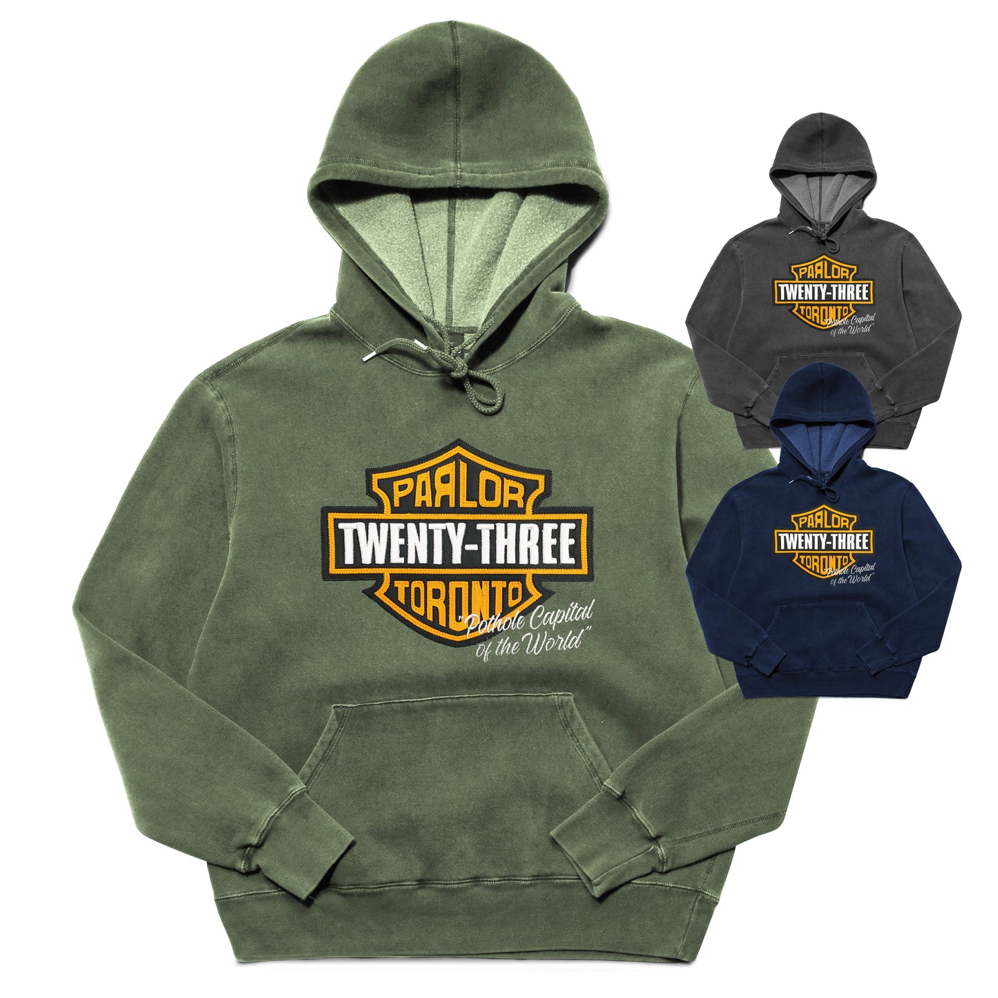 "Parley Pot Hole" Made in Canada Hoodie