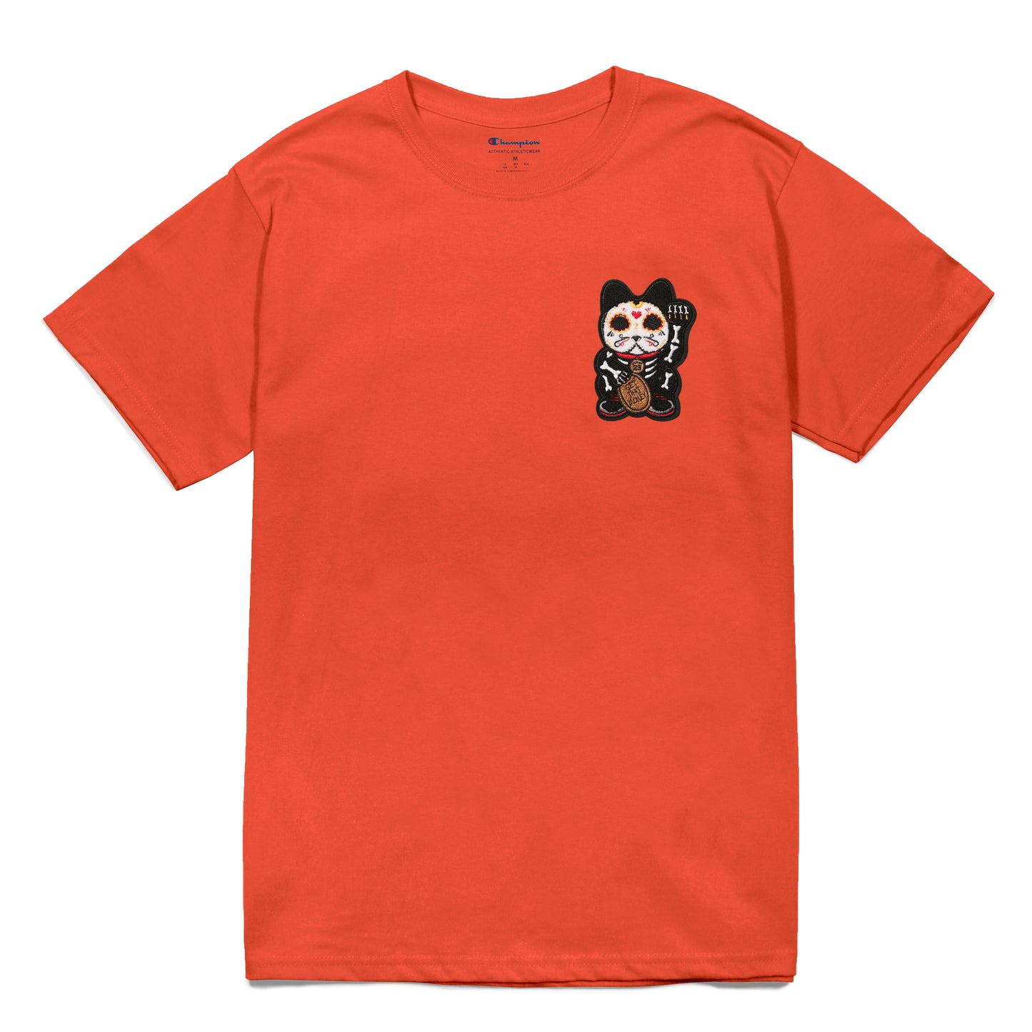 "Get Money Spooky Woodgrain" x Champion T-Shirt