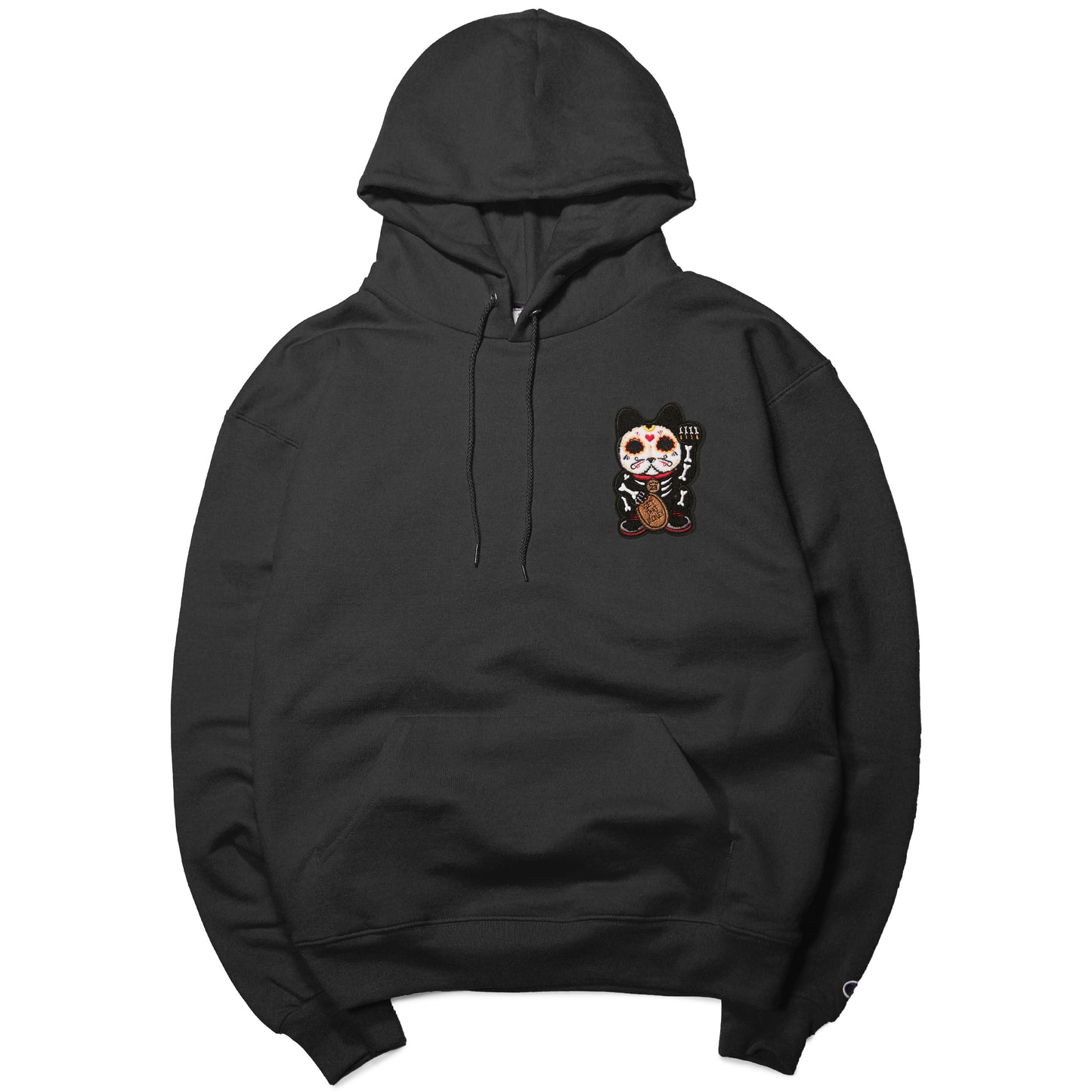 "Get Money Spooky Woodgrain" x Champion Hoodie