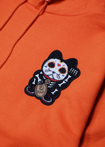 "Get Money Spooky Woodgrain" x Champion Hoodie