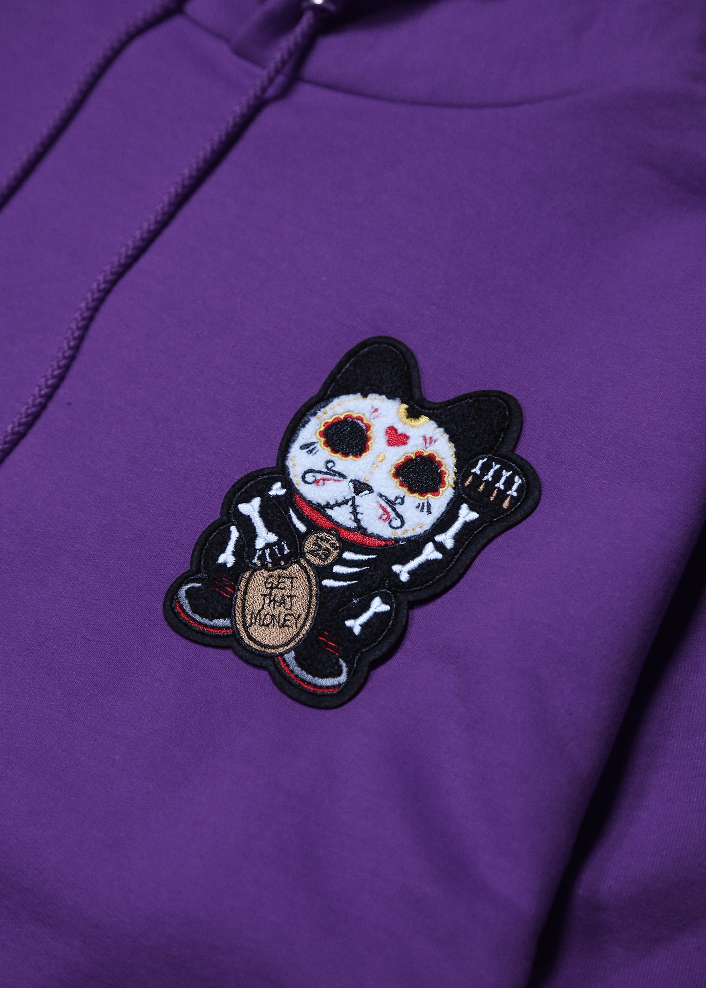 "Get Money Spooky Woodgrain" x Champion Hoodie