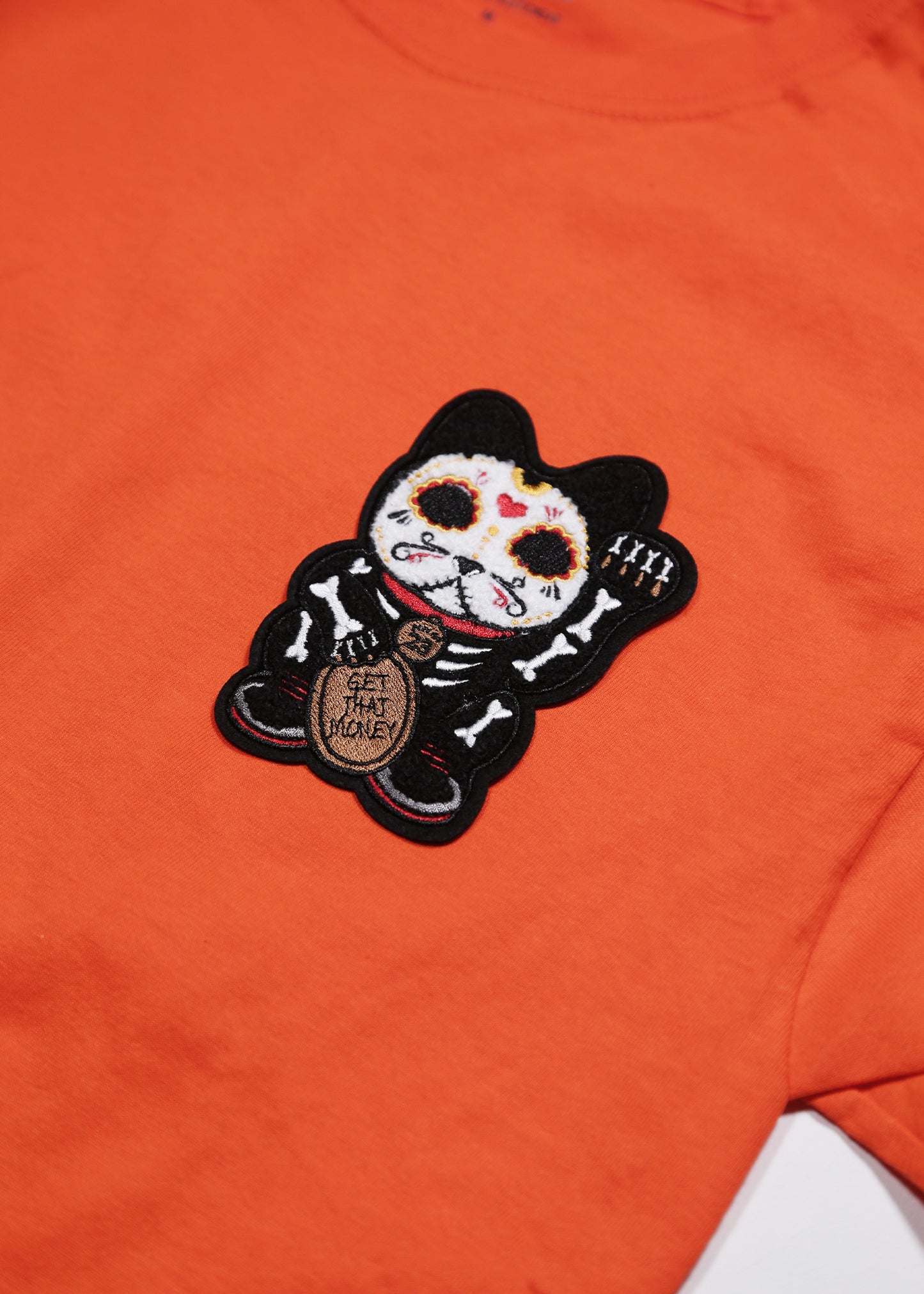 "Get Money Spooky Woodgrain" x Champion T-Shirt