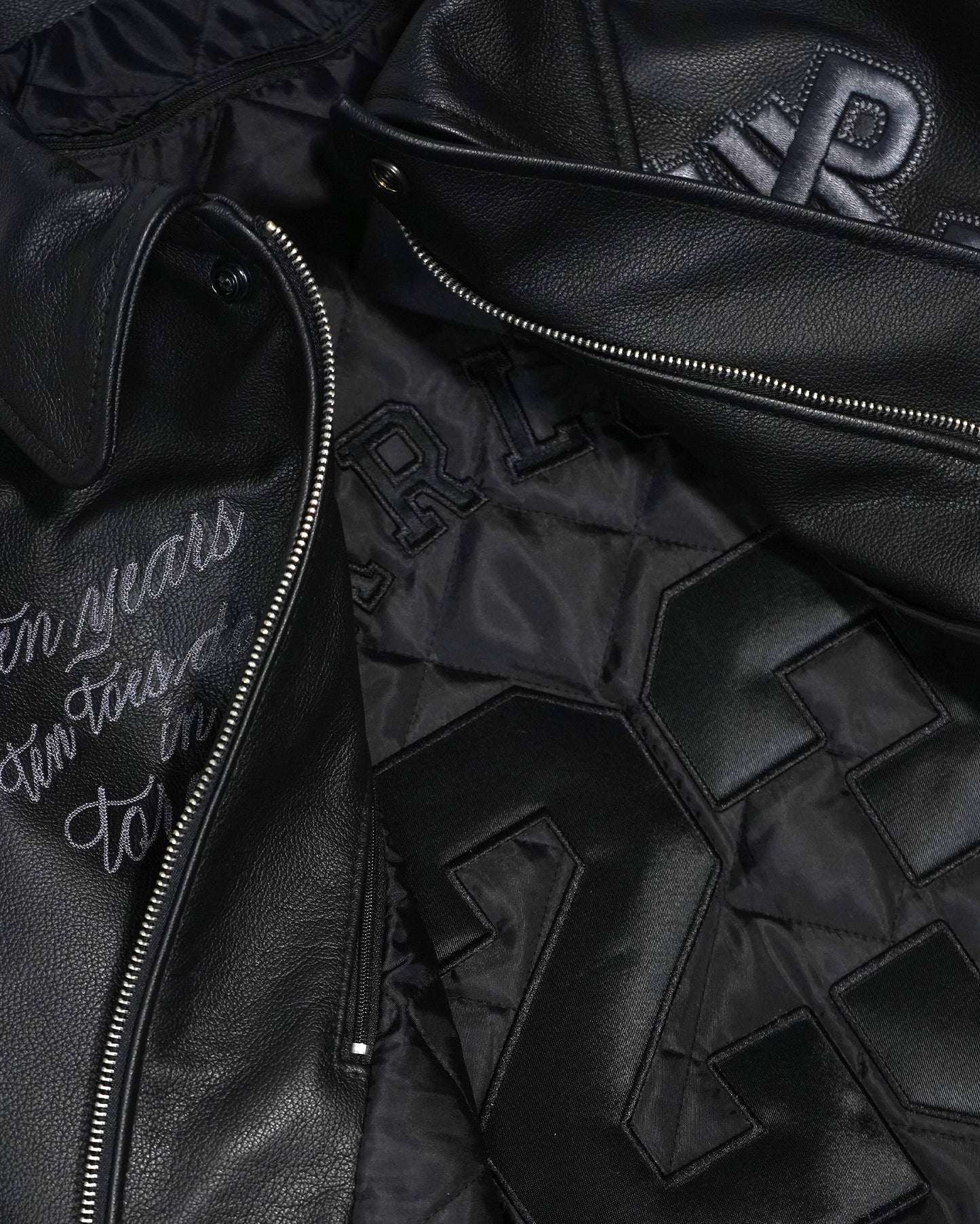 "Ten Years" Leather Varsity