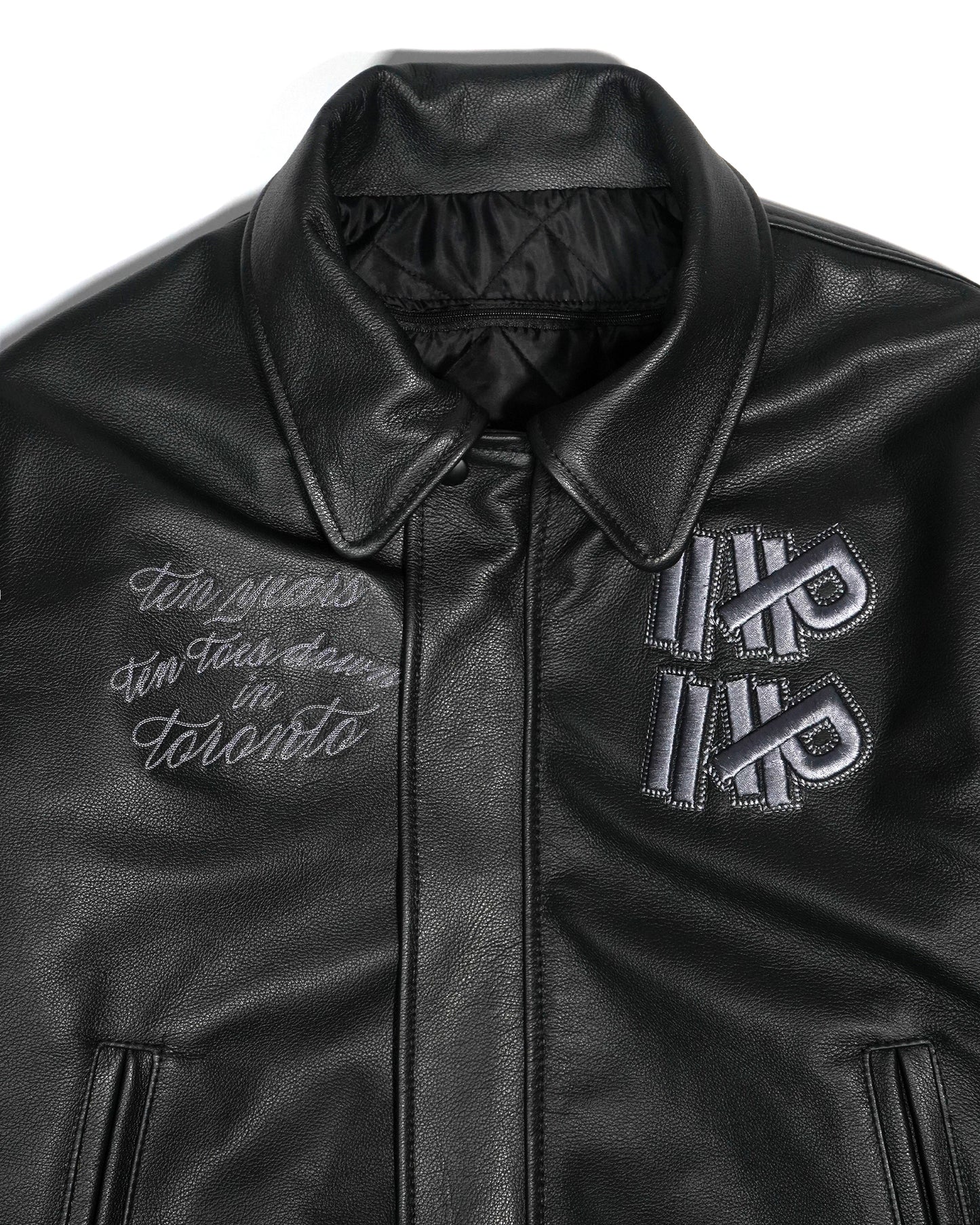 "Ten Years" Leather Varsity