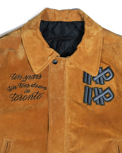 "Ten Years" Suede Varsity