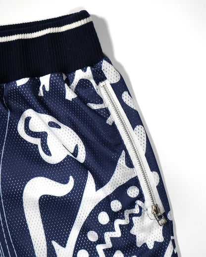 "What Da" Mesh Varsity Shorts