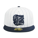 "Calligraphy Pinstripe" New Era Fitted Cap