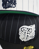 "Calligraphy Pinstripe" New Era Fitted Cap