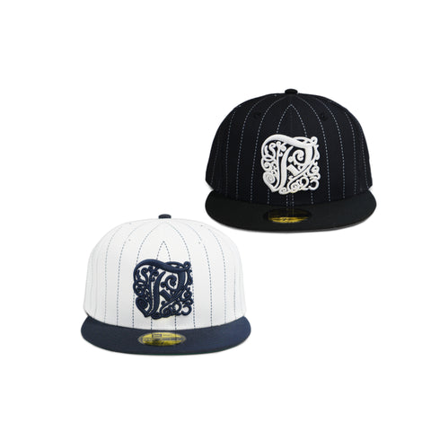 "Calligraphy Pinstripe" Youth New Era Fitted Cap