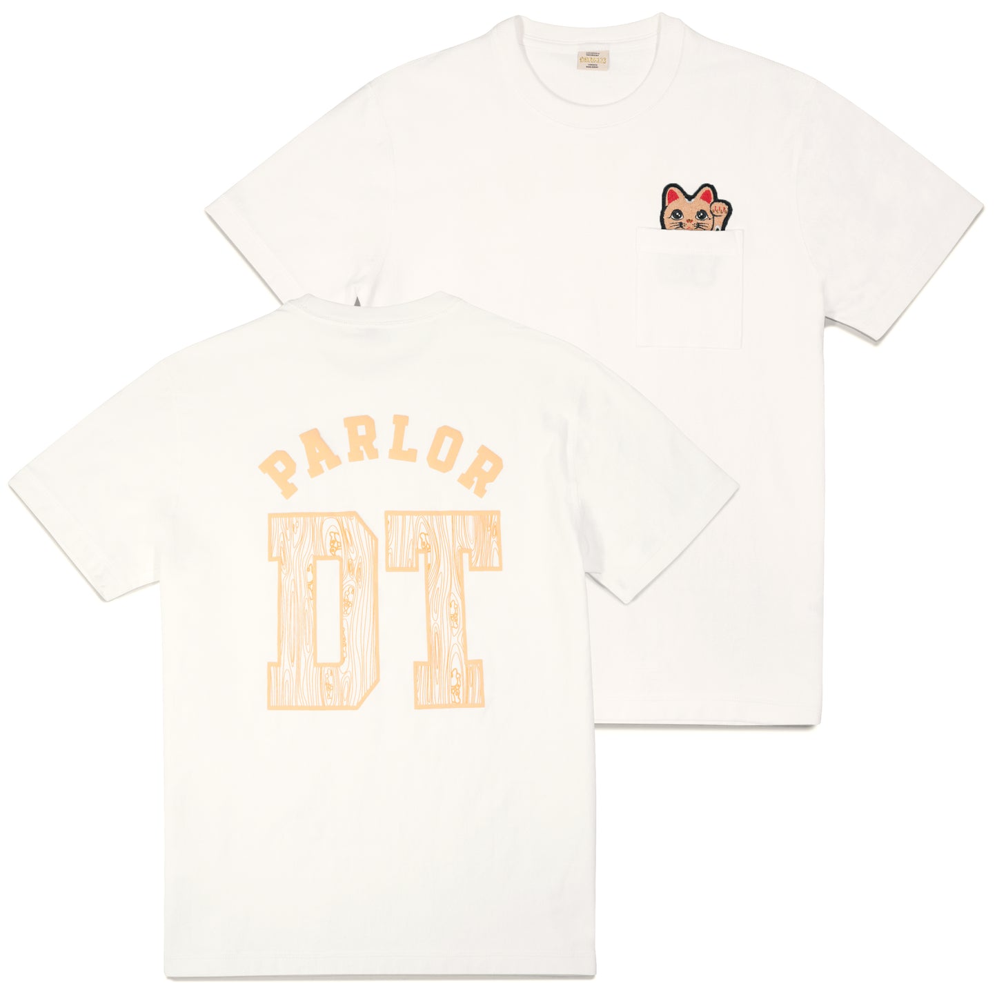 "Get Money - Spadina Peach Woodgrain" Pocket T-Shirt