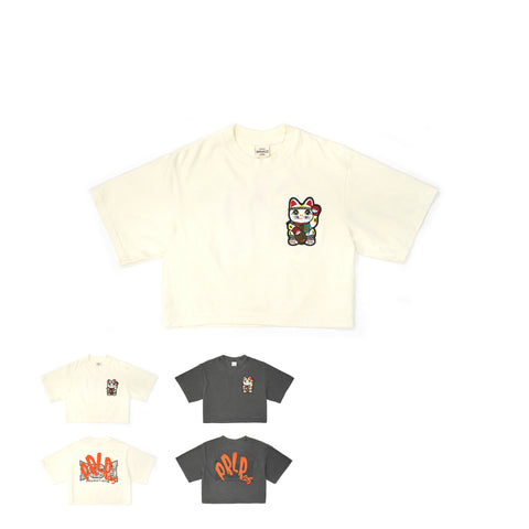 "Get Money x ISH PROMOTIONS" Women's Heavyweight Crop Top