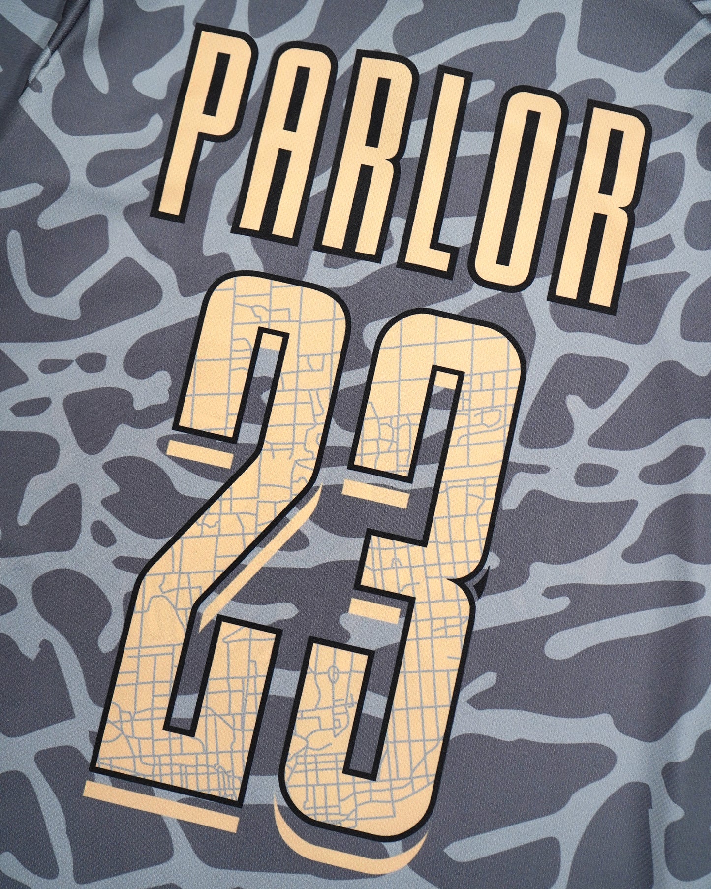 "Parlor Sneaker-Gallery" Foosball Jersey (Charcoal)