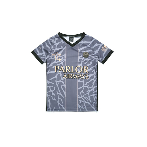 "Parlor Sneaker-Gallery" Youth Foosball Jersey (Charcoal)