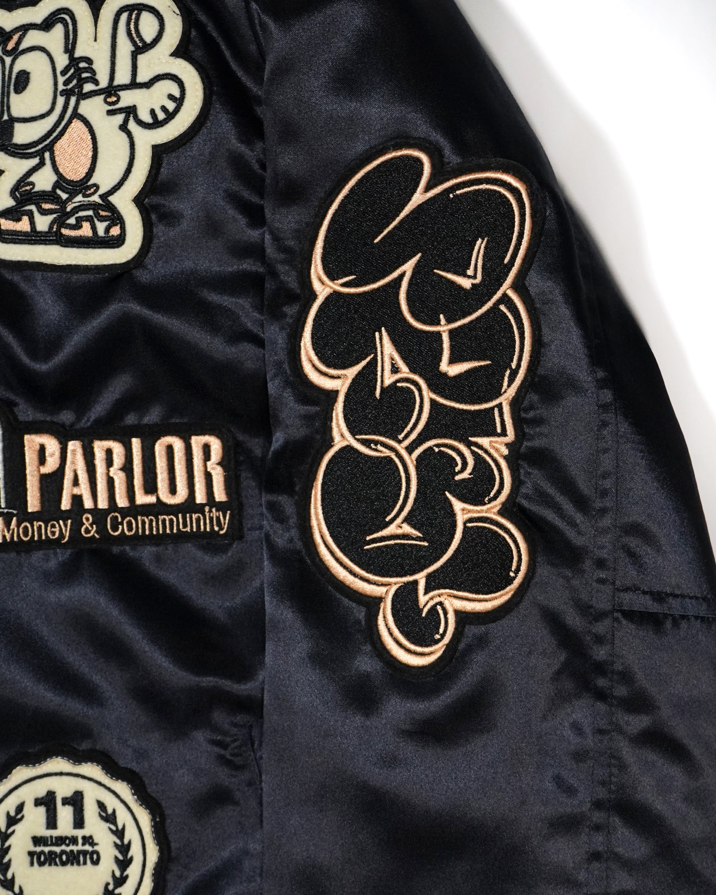 "Downtown Champions" Satin Varsity